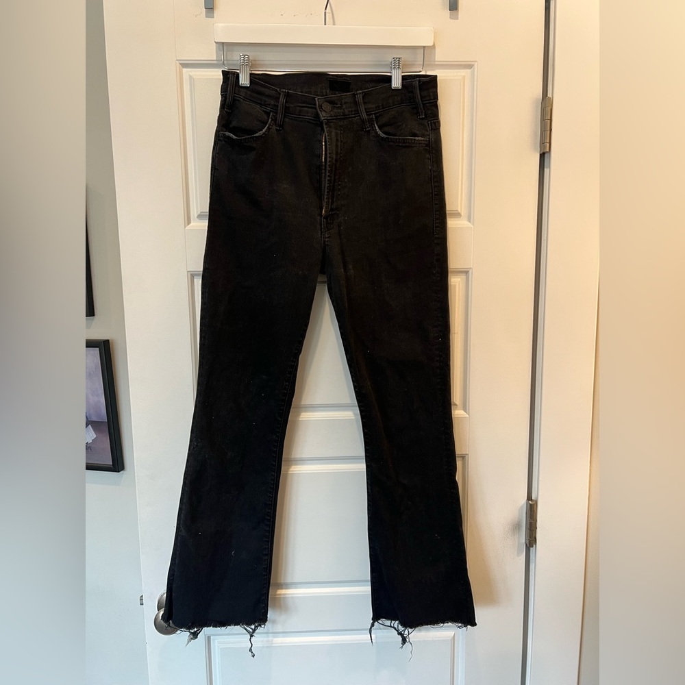 Hustler Ankle Fray Mother Jeans